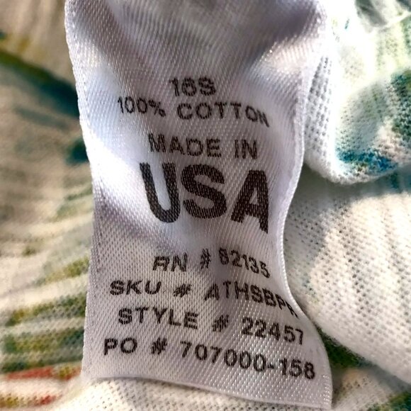 Fresh Produce Womens Size S White Floral 100% Cotton Side Pockets T-Shirt Top - Picture 10 of 11